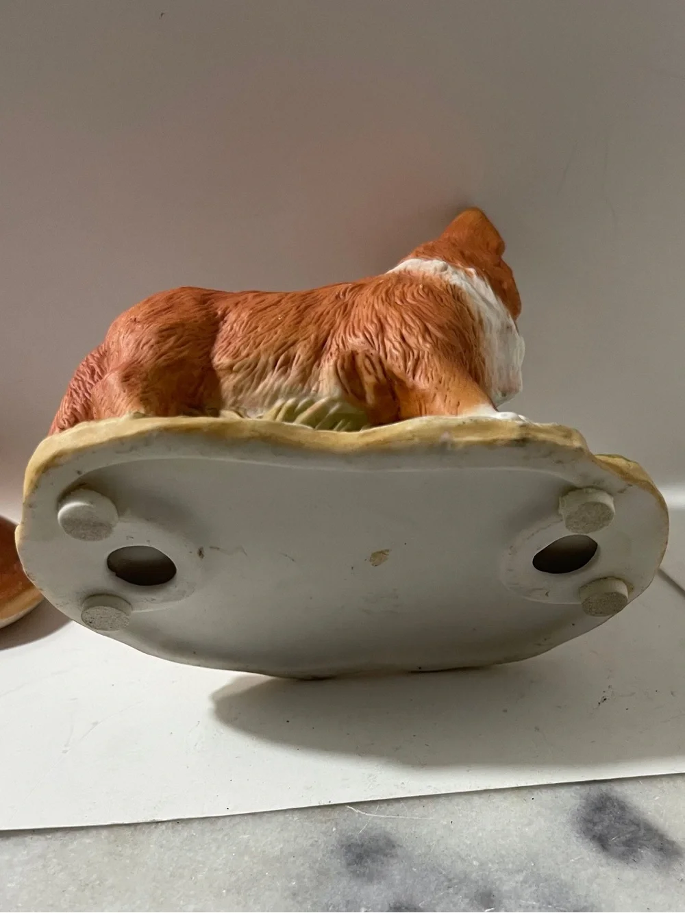 Vintage Lot Handmade & Painted Corgi Dogs Figurine & German Sherperd Ceramics